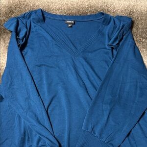 Torrid Deep Blue V-Neck Top